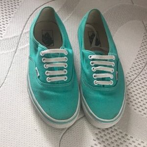 Vans Shoes - Turquoise Vans Vans Shoes - Turquoise Vans